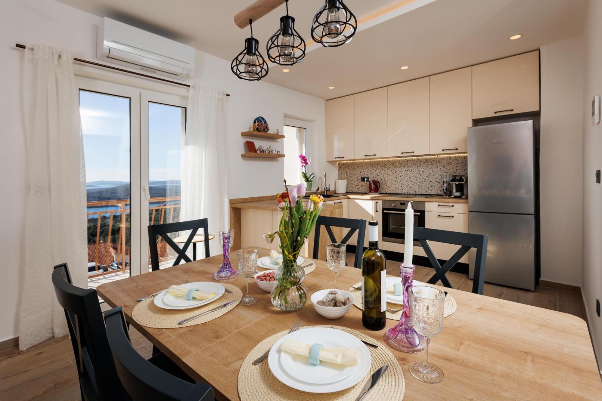 Summer Breeze Apartment - Quiet Place With A Spectacular View And A Garden Sibenik Exterior photo